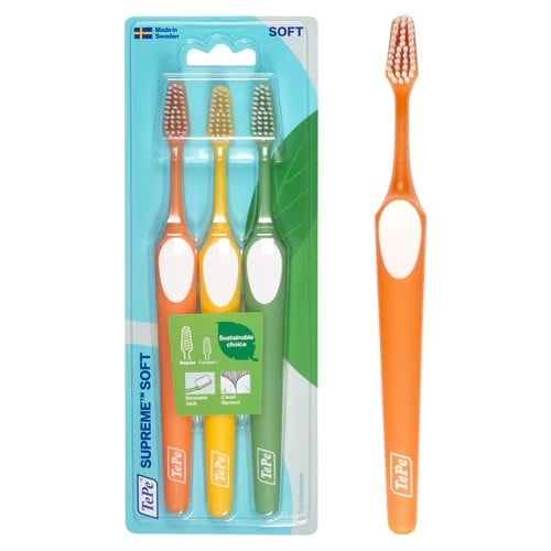 فرشاة أسنان سوبريم ناعمة 3 قطع SUPREME SOFT 3 PCS