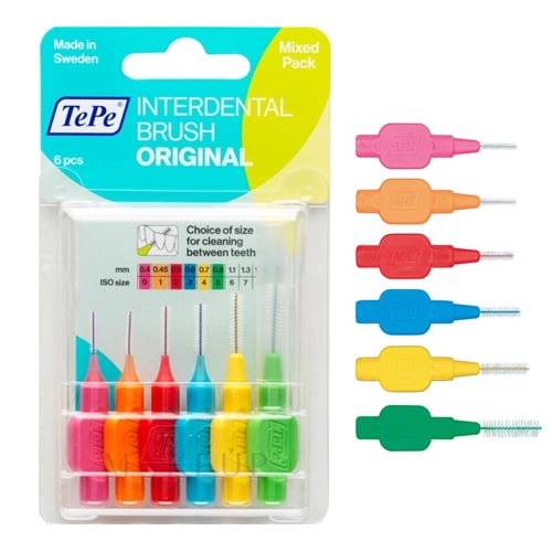 فرش مابين الأسنان ناعمة IDB MIXED PACK BLISTER