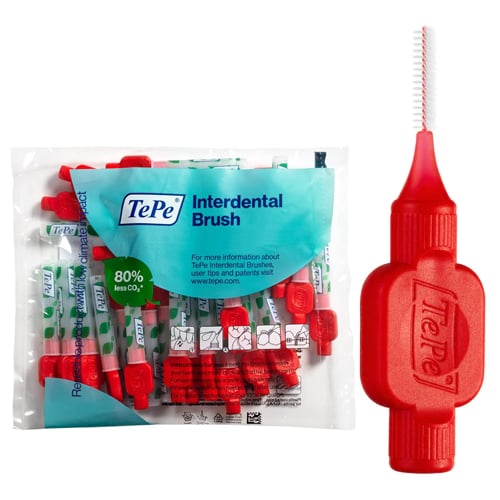 فرش مابين الأسنان ناعمة IDB RED