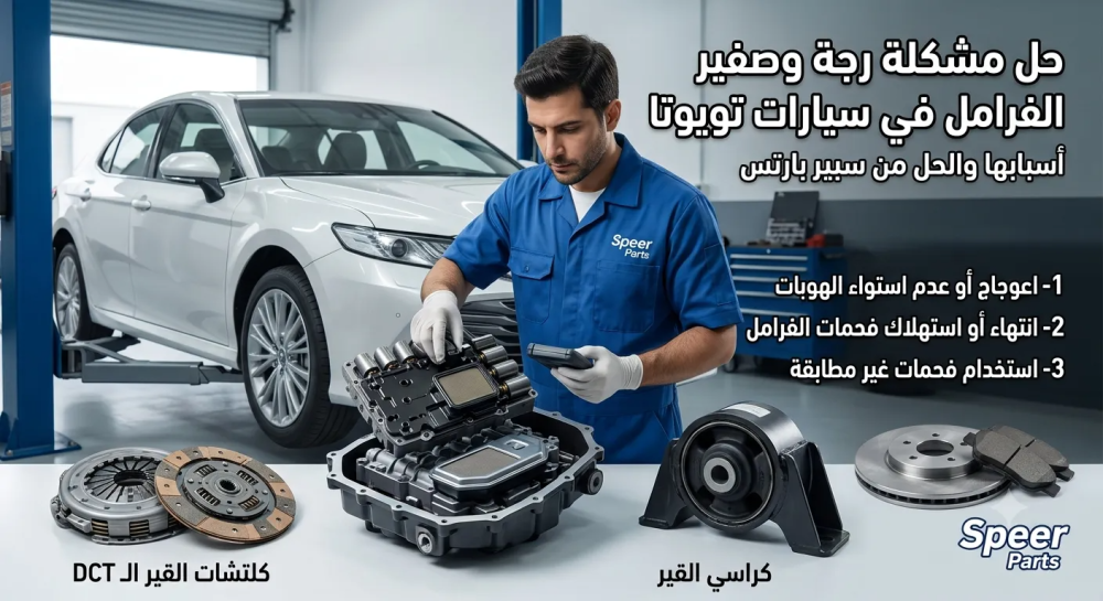 حل مشكلة رجة وصفير الفرامل في سيارات تويوتا
