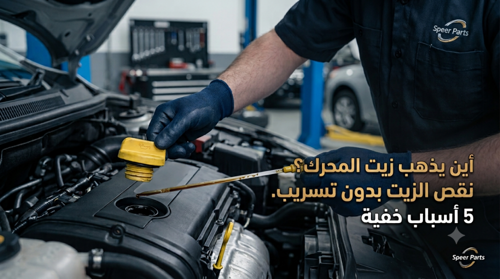 أين يذهب زيت المحرك؟ 5 أسباب لنقص الزيت بدون تسريب ظاهري