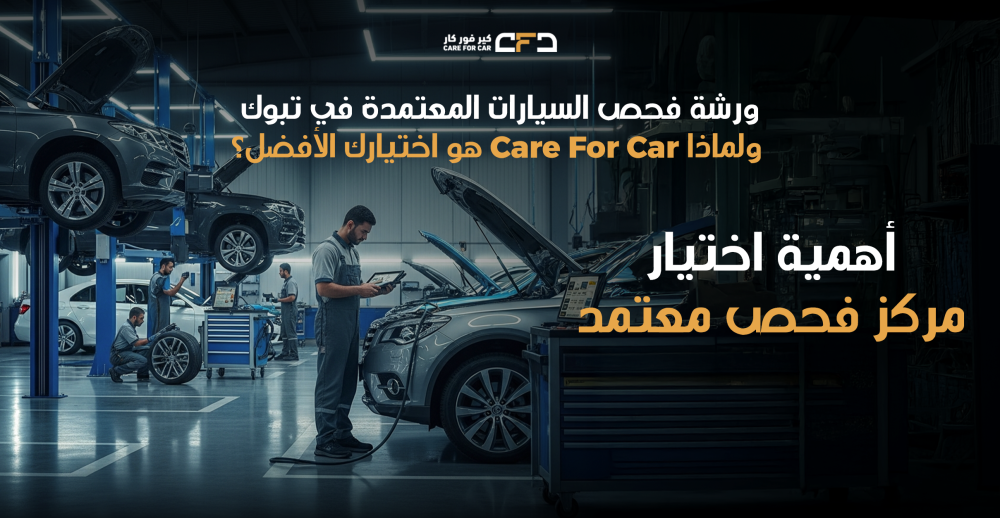 ورشة فحص السيارات المعتمدة في تبوك – ولماذا Care For Car هو اختيارك الأفضل؟