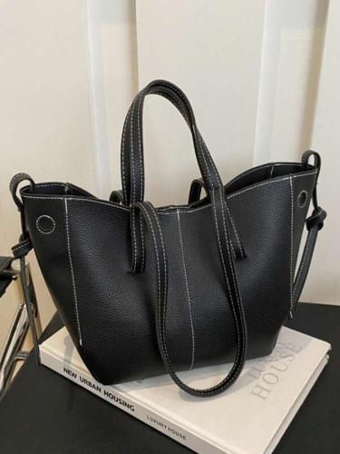 حقيبة كتف ذات جلد اصطناعى (بي يو)