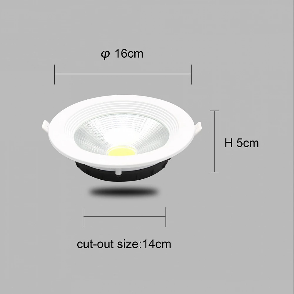 سبوت لايت 15 واط 14 سم 3 لون