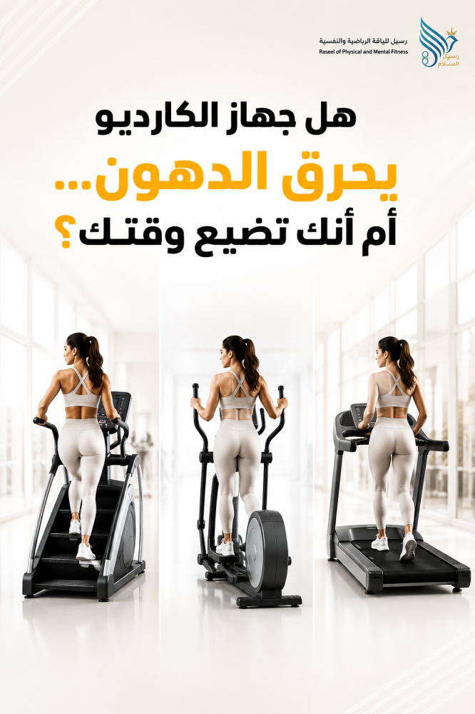 هل جهاز الكارديو فعلاً يحرق الدهون… أم أنك تضيع وقتك؟