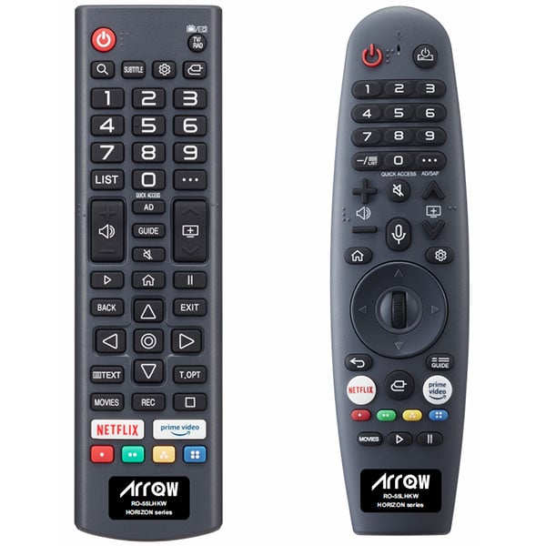 شاشة تلفزيون ارو 65 بوصة سمارت فوركيه ويبوس تدعم جميع البرامج  برسيفر داخلي و ريموت ماجيك