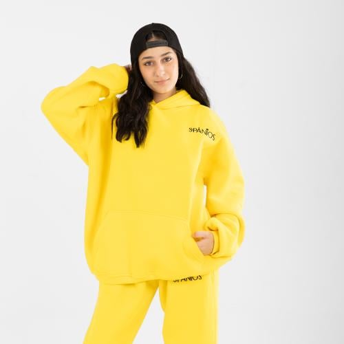 Cheimónas Collection -Yellow Hoodie