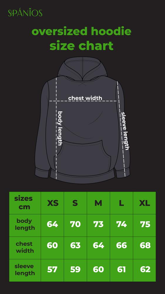 Hoodie Size Chart