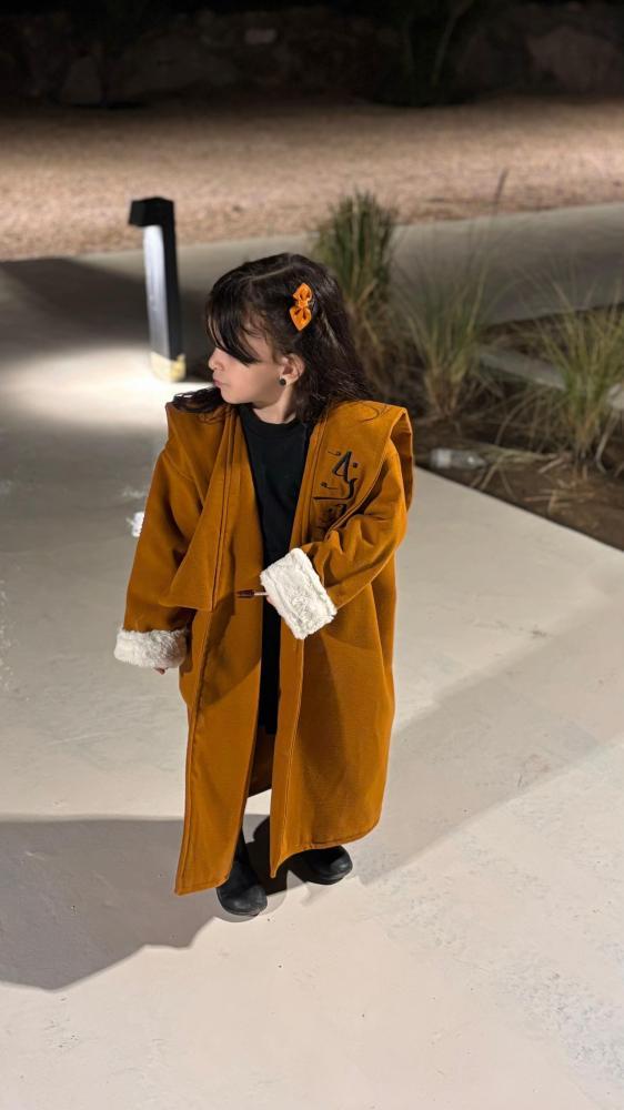 فروة شتوية شكل جديد رصاصي ولحمي