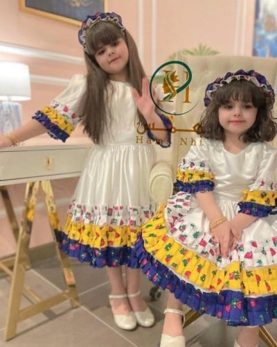 فستان شالكي بطبقات