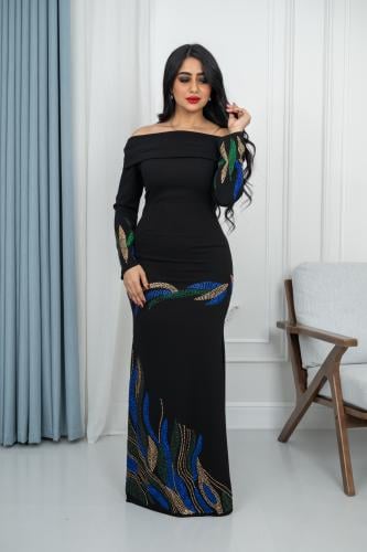 فستان سهره نسائي فصوص راقـي
