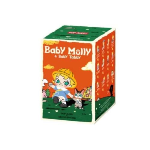 (اصلي 100%) POP MART Baby Molly & Baby Tabby Serie...