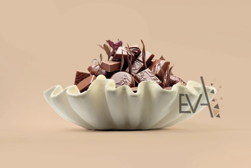 ديكور فايبر المضلع تصميم حديث رائع