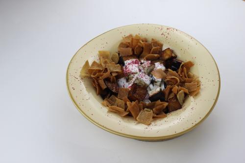 فتة باذنجان