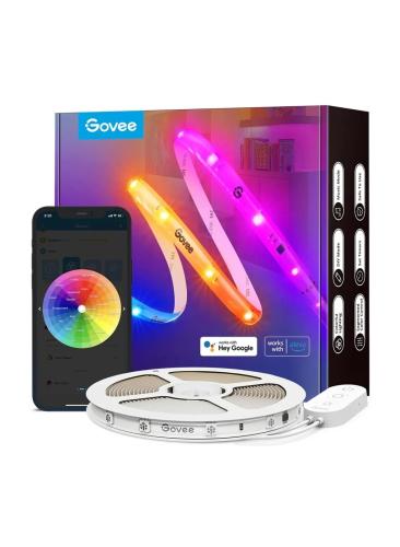مصابيح Govee RGBIC Wi-Fi + Bluetooth LED مع طلاء و...