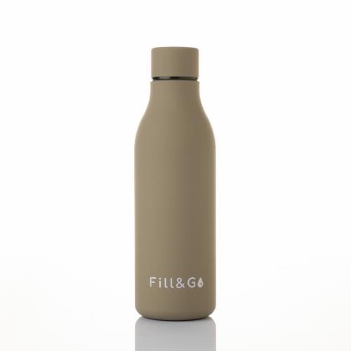 Gray brown water bottle (550ML)