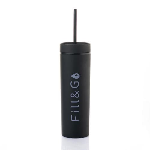 Black slim mug (470ML)