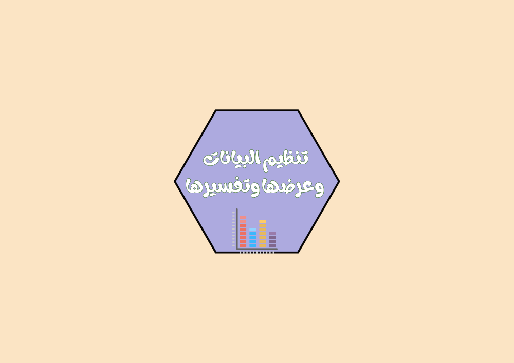 مطوية تنظيم البيانات وعرضها وتفسيرها الصف الرابع