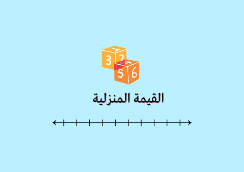 مطوية االقيمة المنزلية الرياضيات الصف الخامس