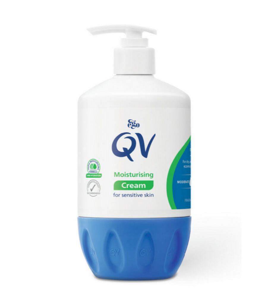 كريم مرطب للبشرة الحساسة والجافة من كيو في - 1050 غ