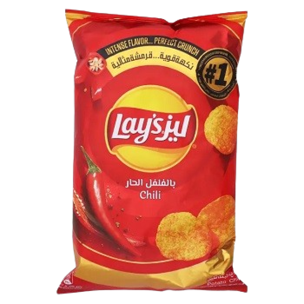 ليز رقائق البطاطس بنكهة الفلفل الحار 155 جم حجم عائلي