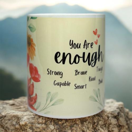 كوب سيراميك ( you are enough )