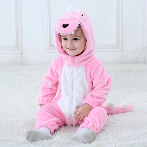 Umorden الوردي طفل الفتيات ديناصور Kigurumi زي الر...