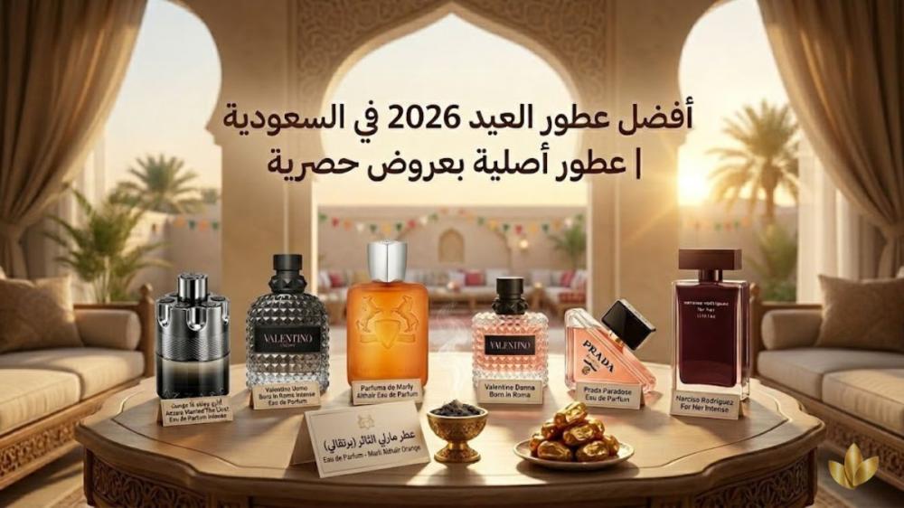 أفضل عطور العيد 2026 في السعودية | عطور أصلية بعروض حصرية