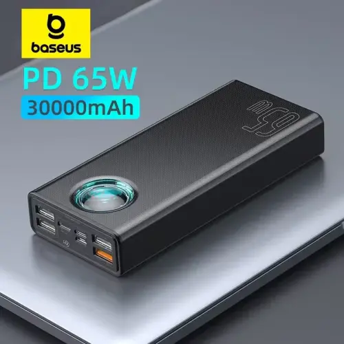 Baseus-باور بنك ، 65 واط ، محمول ، شحن سريع PD ، F...