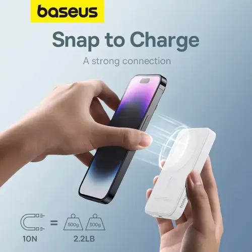 Baseus 20 واط 5000 مللي أمبير بنك الطاقة المغناطيس...