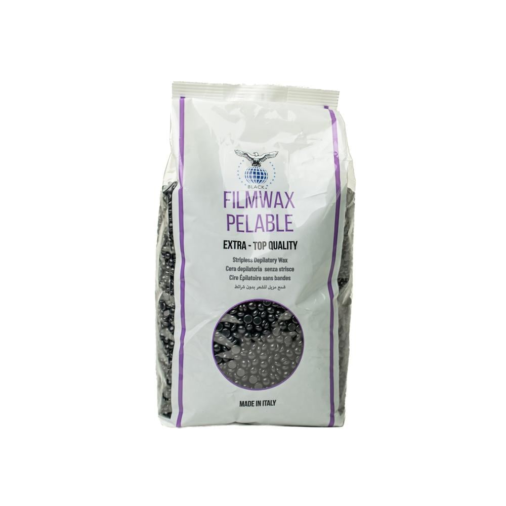 حبيبات شمع واكس اسود ايطالي من بلاك 1000 غرام-بلاك