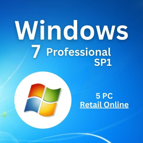 مفتاح Windows 7 Professional SP1 - تفعيل 5 أجهزة