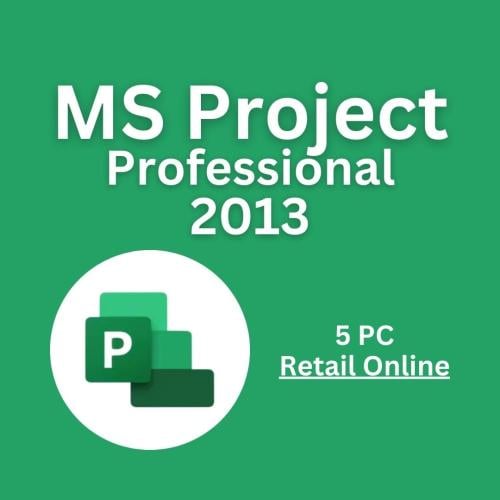 مفتاح Project 2013 Professional لتفعيل 5 أجهزة كمب...