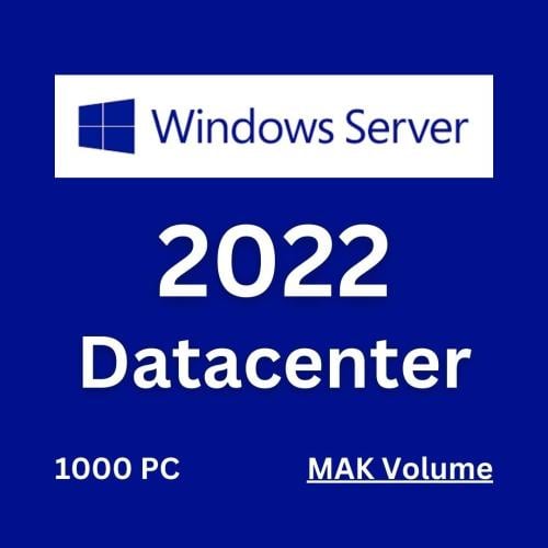 مفتاح Windows Server 2022 Datacenter لتفعيل 1000 ج...