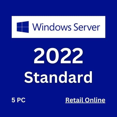 مفتاح Windows Server 2022 Standard لتفعيل خمس اجهز...