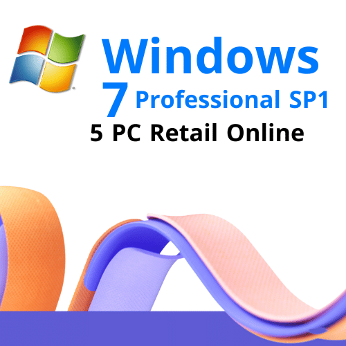 مفتاح Windows 7 Professional SP1 - تفعيل 5 أجهزة