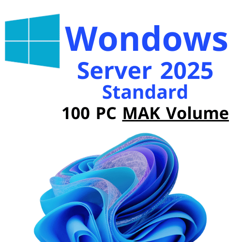 مفتاح Windows Server 2025 Standardلتفعيل 100 جهاز...