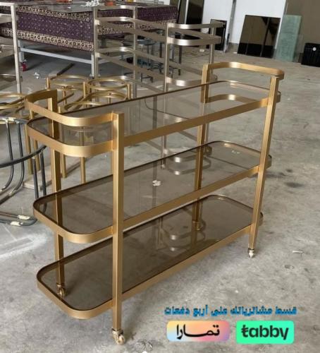 عربيه تقديم 3دور لون ذهبي جزاز عسلي