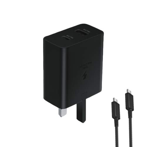 شاحن جداري PD2+USB قوة 65 وات + كيبل تايب سي /تايب...