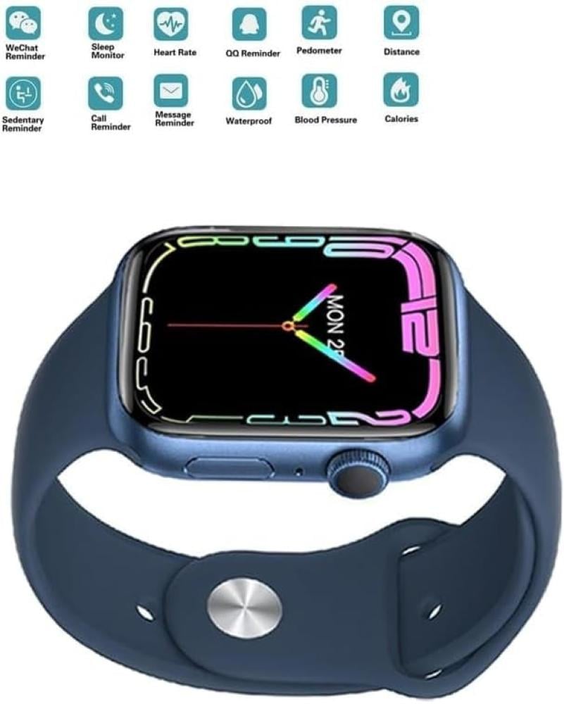 ساعة ذكية HW16 ازرق