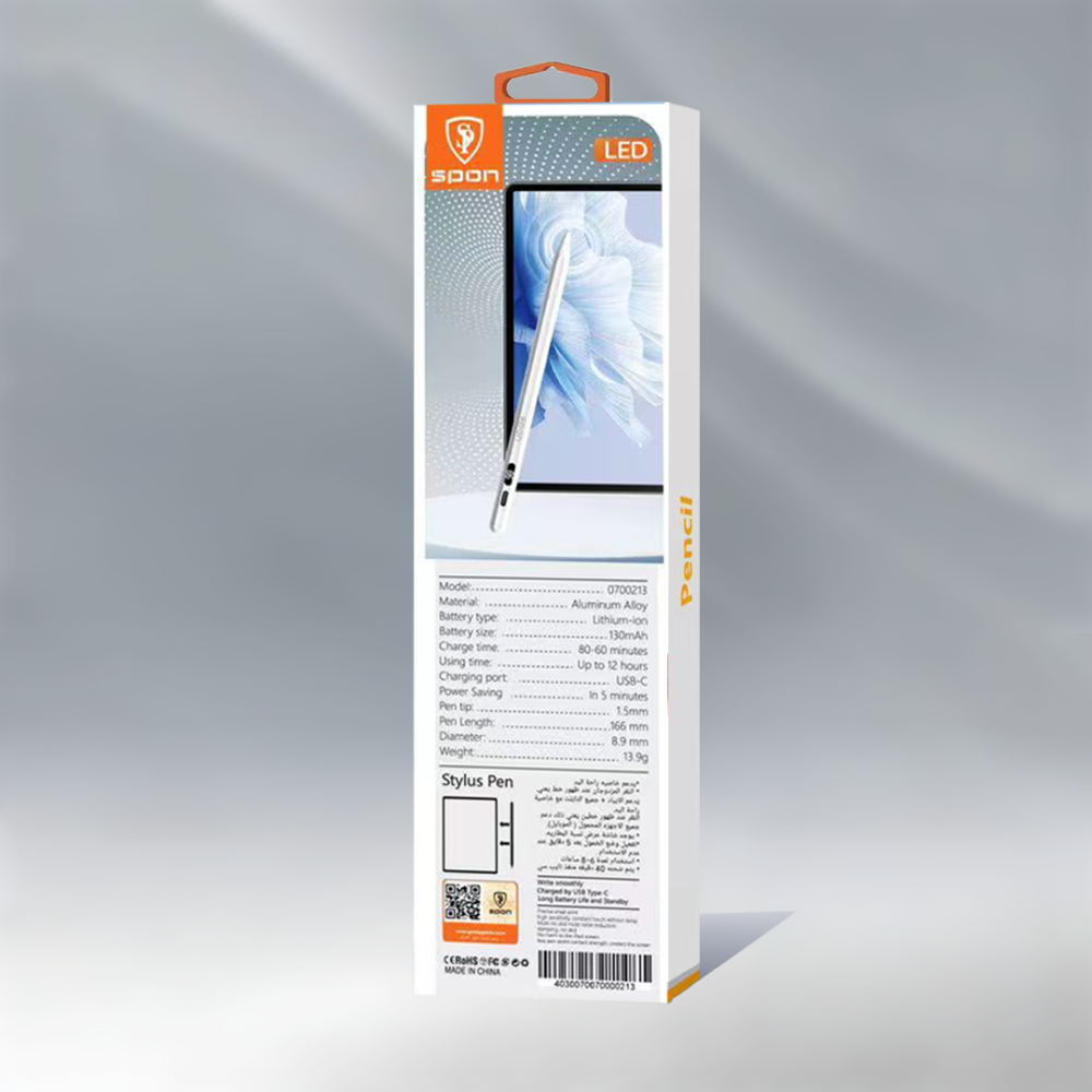 قلم لمس  الكتروني من سبون  يدعم راحت اليد  للايباد
