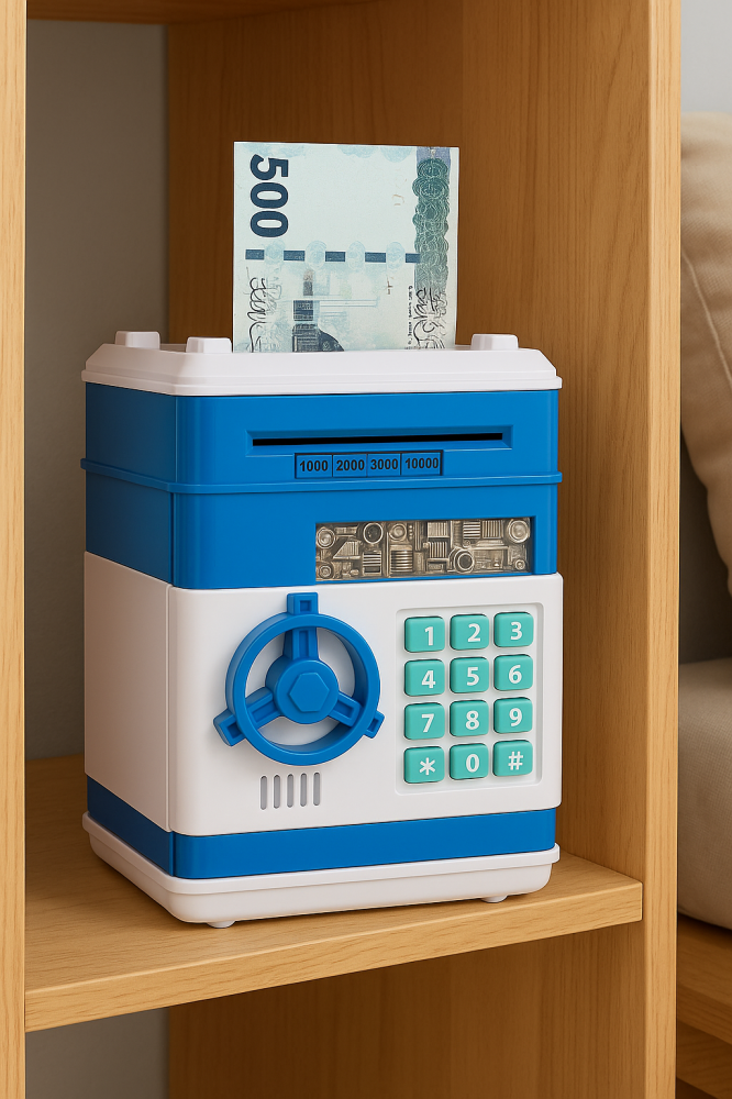 حصالة ذكية بكلمة مرور – اجعل التوفير ممتع وآمن!