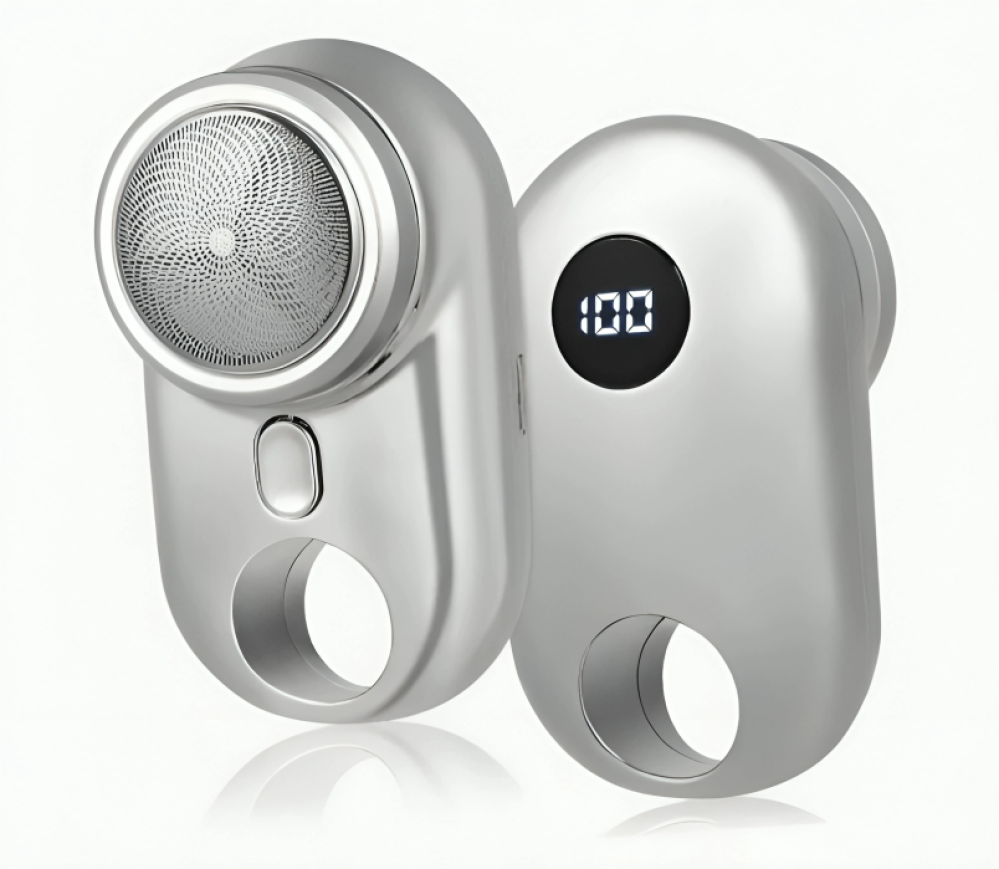 مكينة حلاقة وتنعيم كهربائية صغيرة محمولة