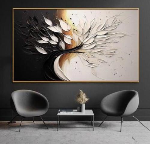 لوحات فن التجريدي 3D