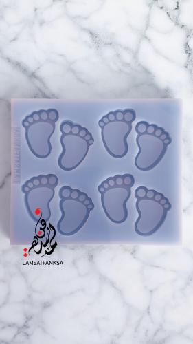 قالب سيلكون قدم الطفل