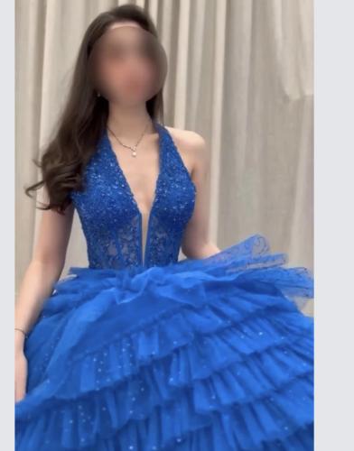فستان سهرة مناسب للحفلات والخطوبة