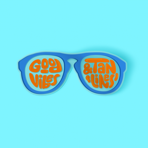 قود فيبز اند تان لينس  ستيكر