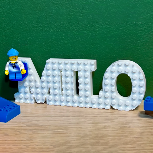 لوحة اسم ليغو مخصصة