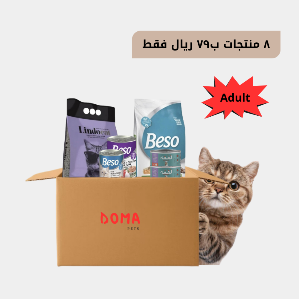 البوكس التوفيري للقطط البالغه