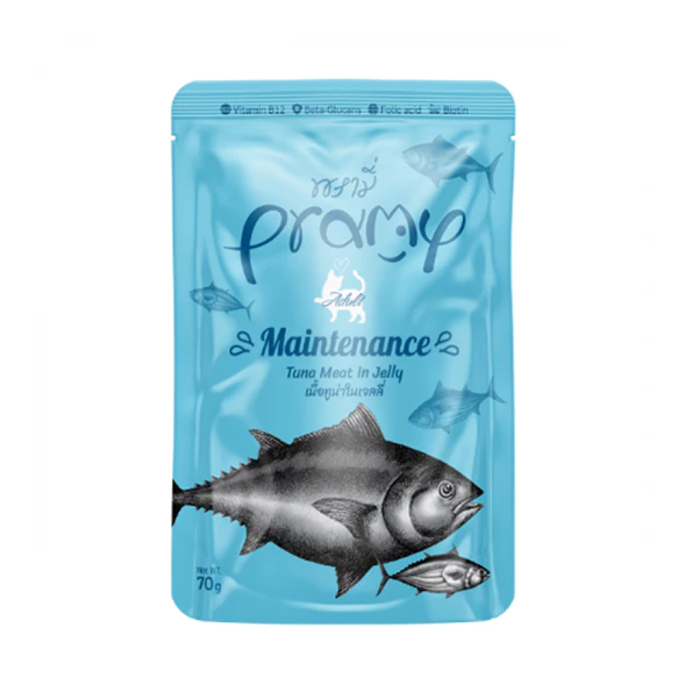 برامي كرتون اظرف طعام رطب للقطط البالغه بالتونه 70 جم (12) ظرف